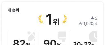 내 순위 카드